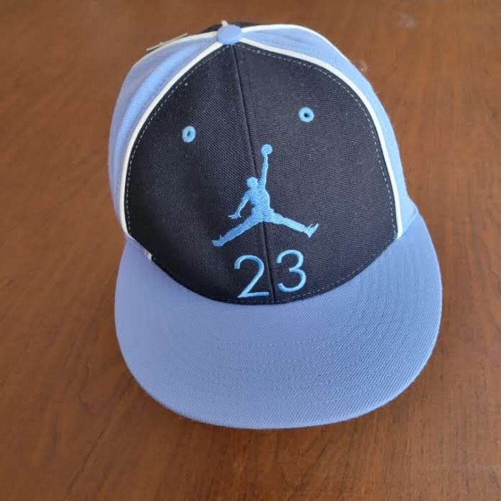 Air Jordan Nike 2003 Blue Fitted Hat Cap Size 7 1/4 Rare NEW with tags